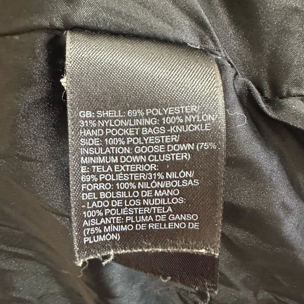 [SOLD] The North Face 600 Goose Down Jacket Women x-small Black Long Puffer Coat - Picture 6 of 7